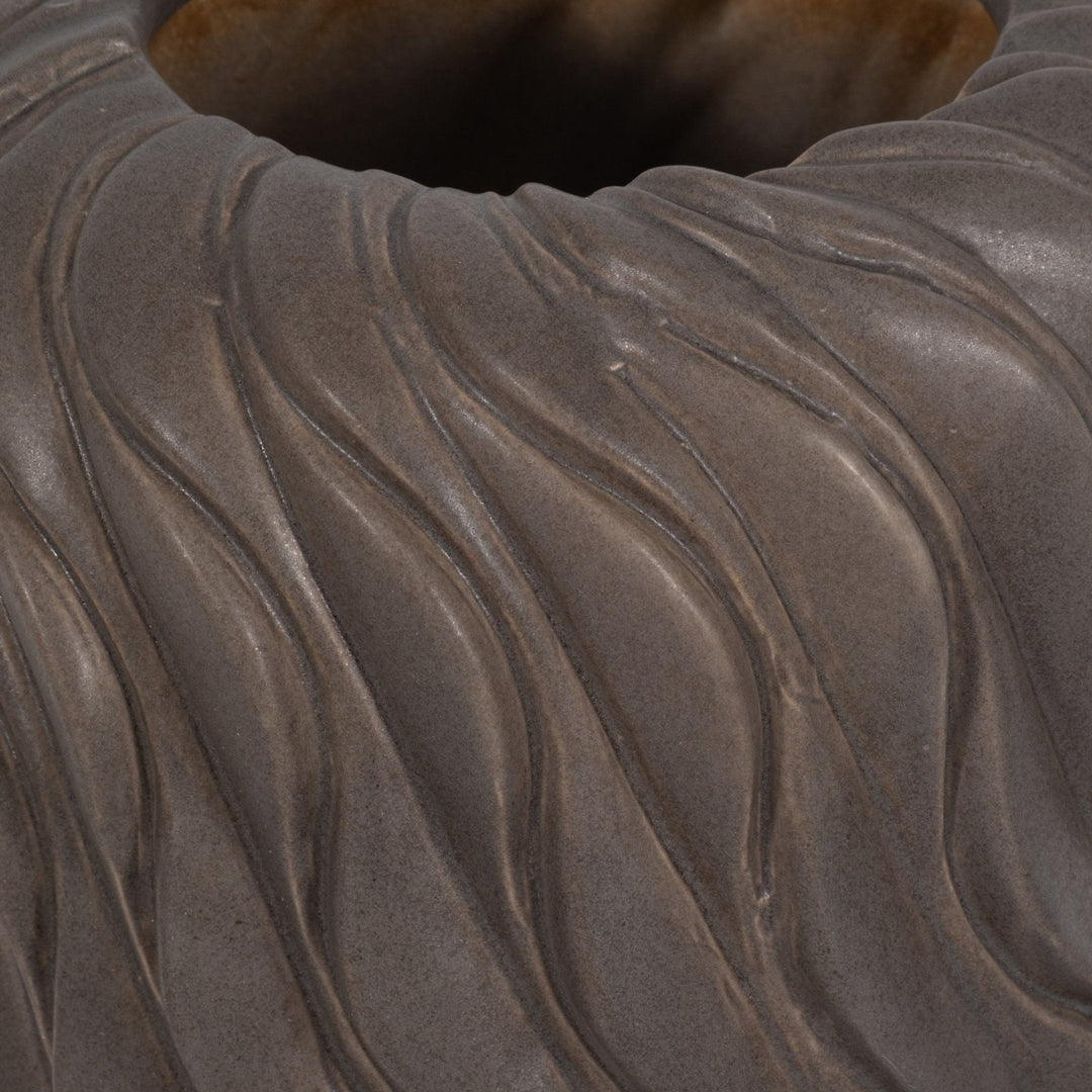 Devone Ceramic Brown Vase
