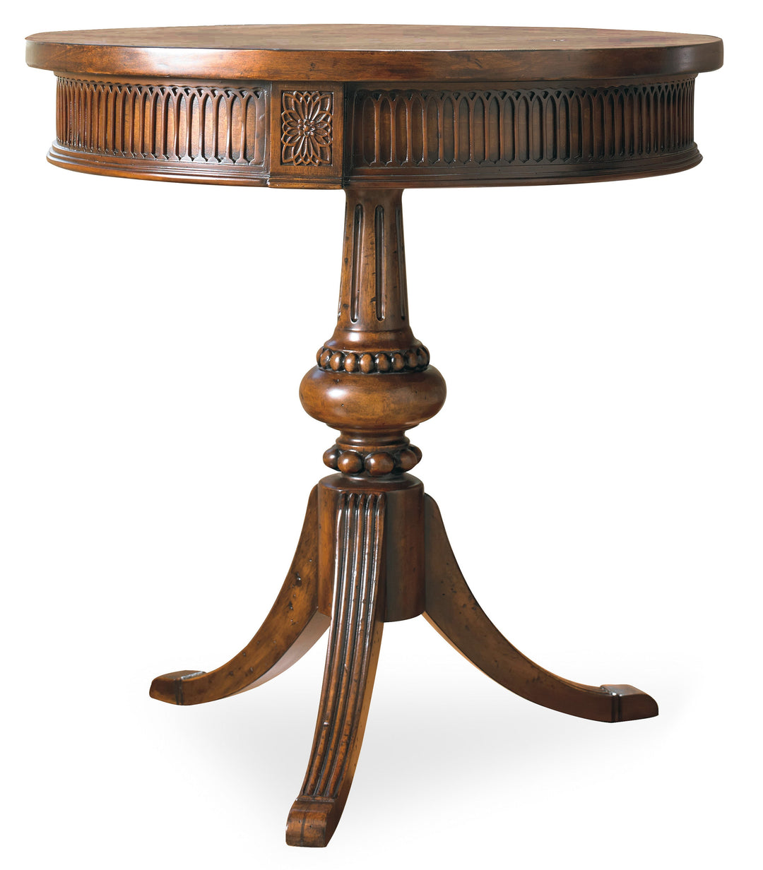 Round Pedestal Accent Table