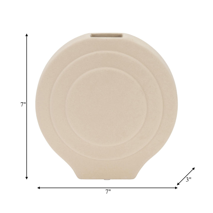 Dol, 7" Round Vase, Cotton