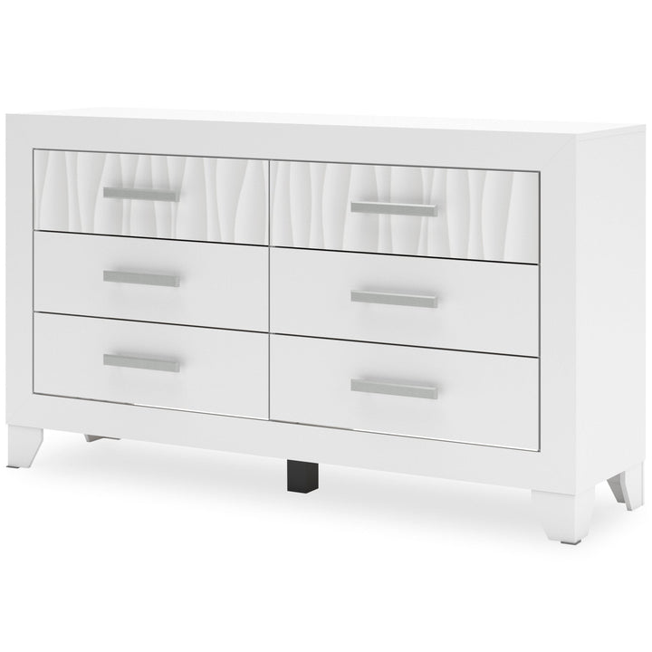 Druchalla Six Drawer Dresser and Mirror