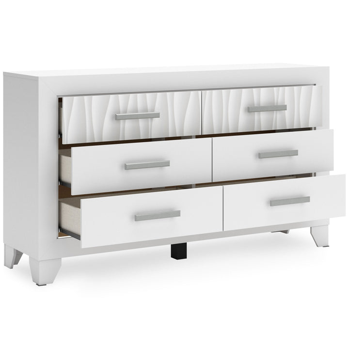 Druchalla Six Drawer Dresser and Mirror