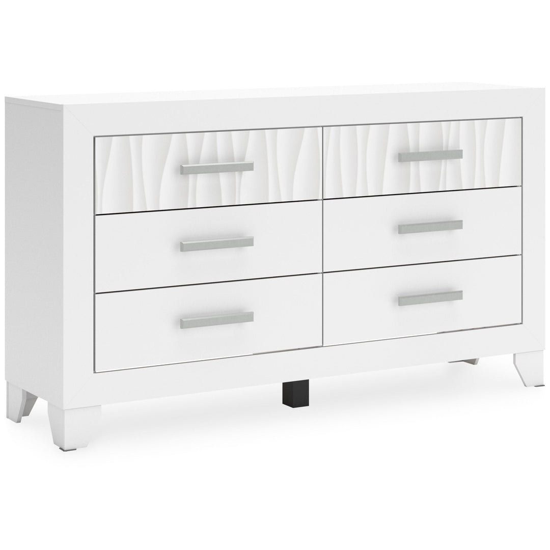 Druchalla Six Drawer Dresser and Mirror