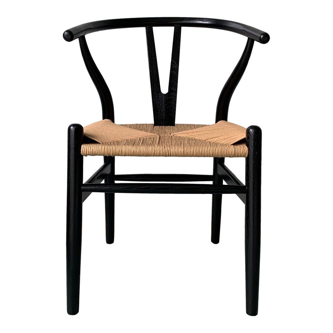 Ventana Dining Chair Black And Natural-M2