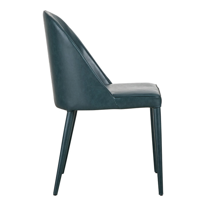 Burton Dining Chair Dark Teal Vegan Leather-M2