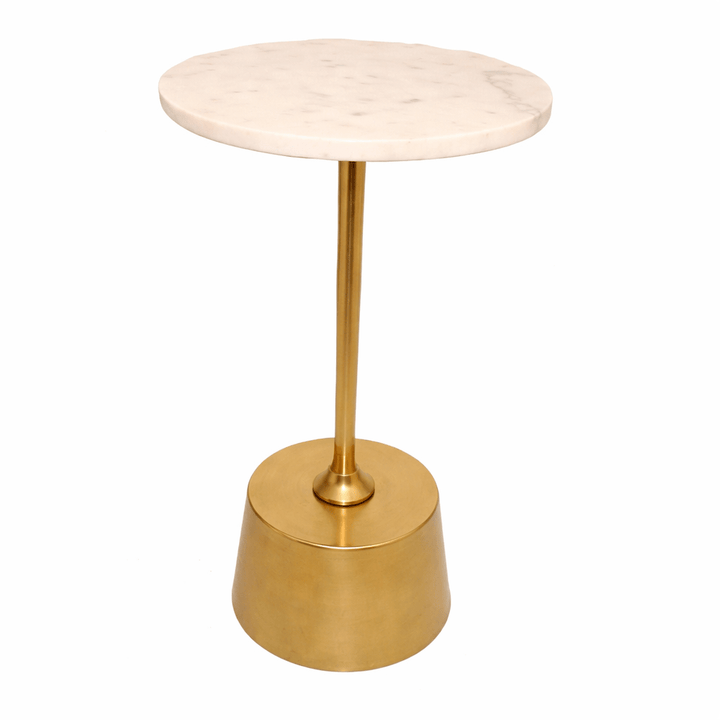 Gold & Marble Side Table