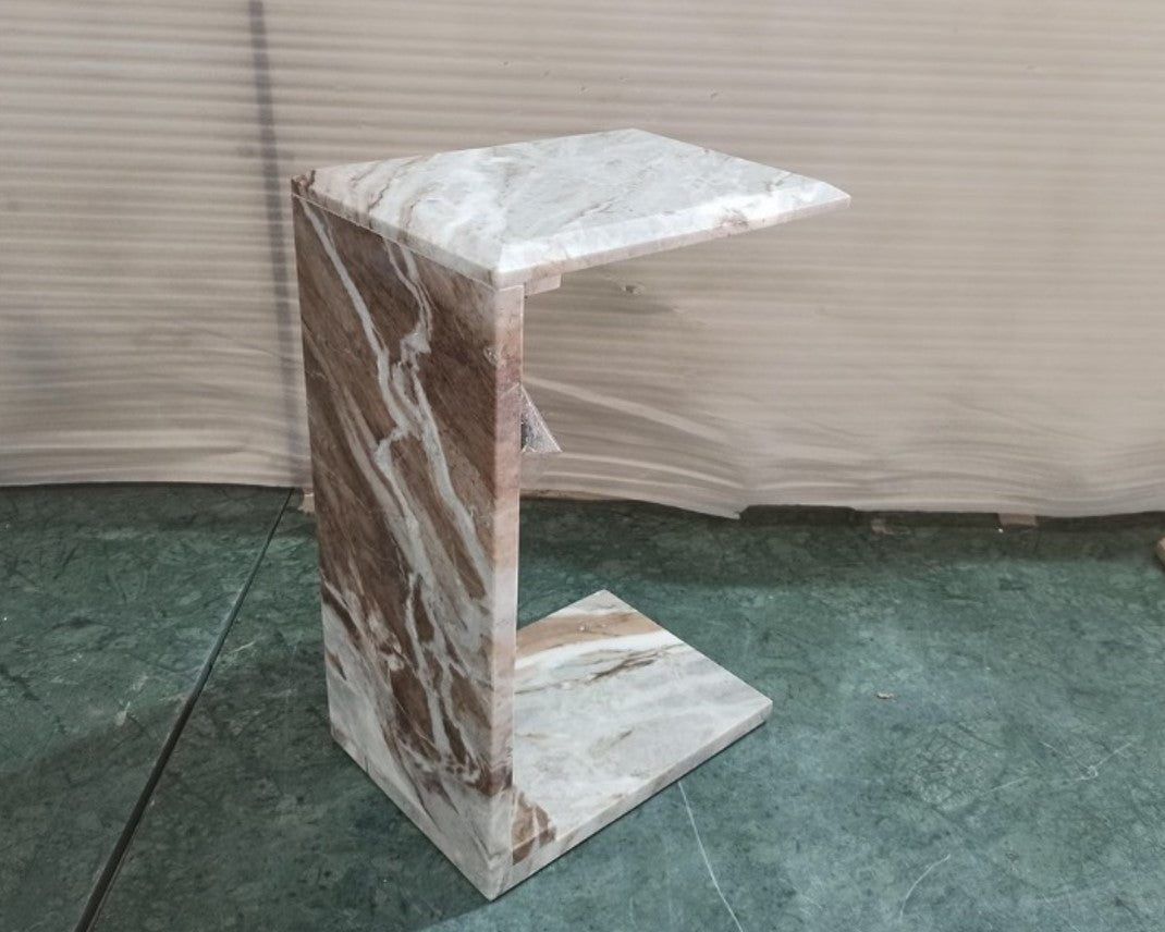 Enid MARBLE C TABLE Grey