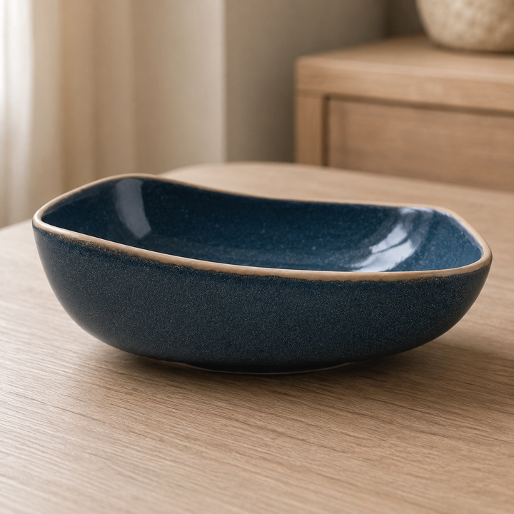 BOWL VITAL SQUARE-10CM-REACTIVE SAPPHIRE-AHC-A