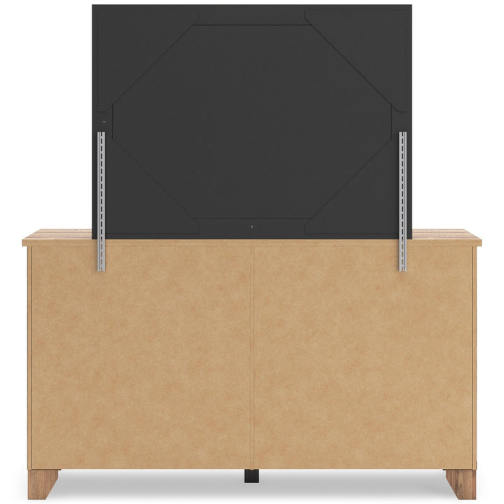 Finaria Six Drawer Dresser and Mirror
