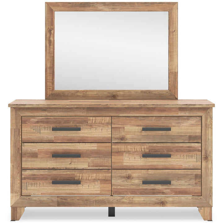 Finaria Six Drawer Dresser and Mirror