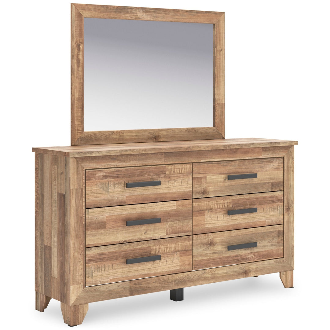 Finaria Six Drawer Dresser and Mirror