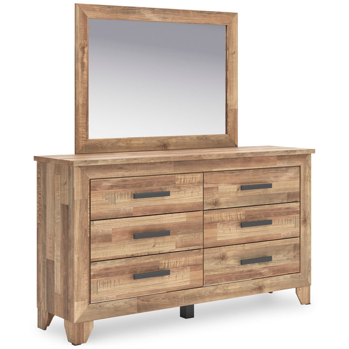Finaria Six Drawer Dresser and Mirror