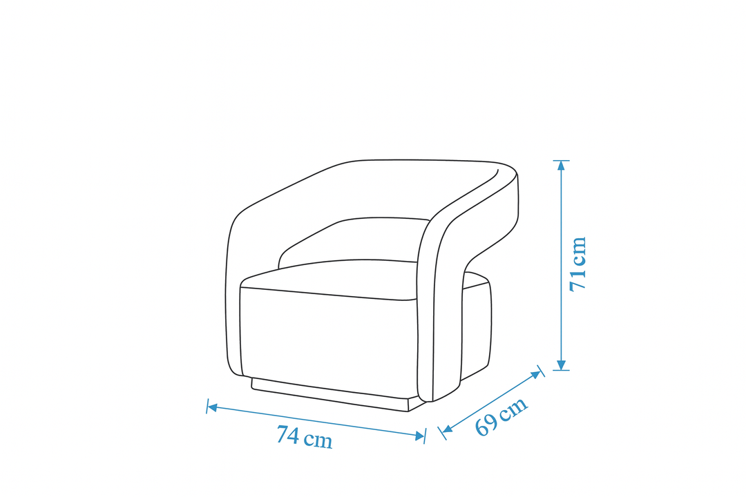 Florence Off White Accent Chair
