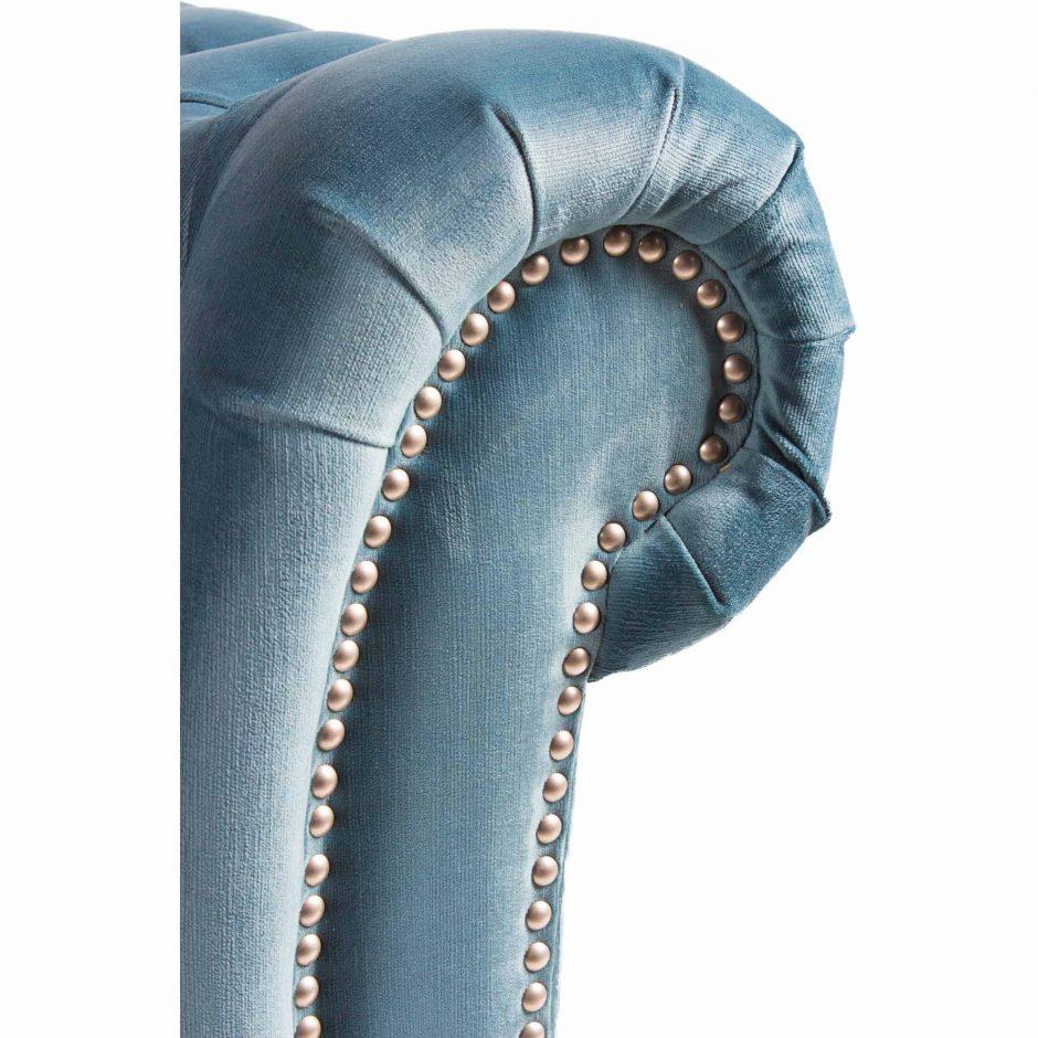 Bibiano Chaise Velvet Blue