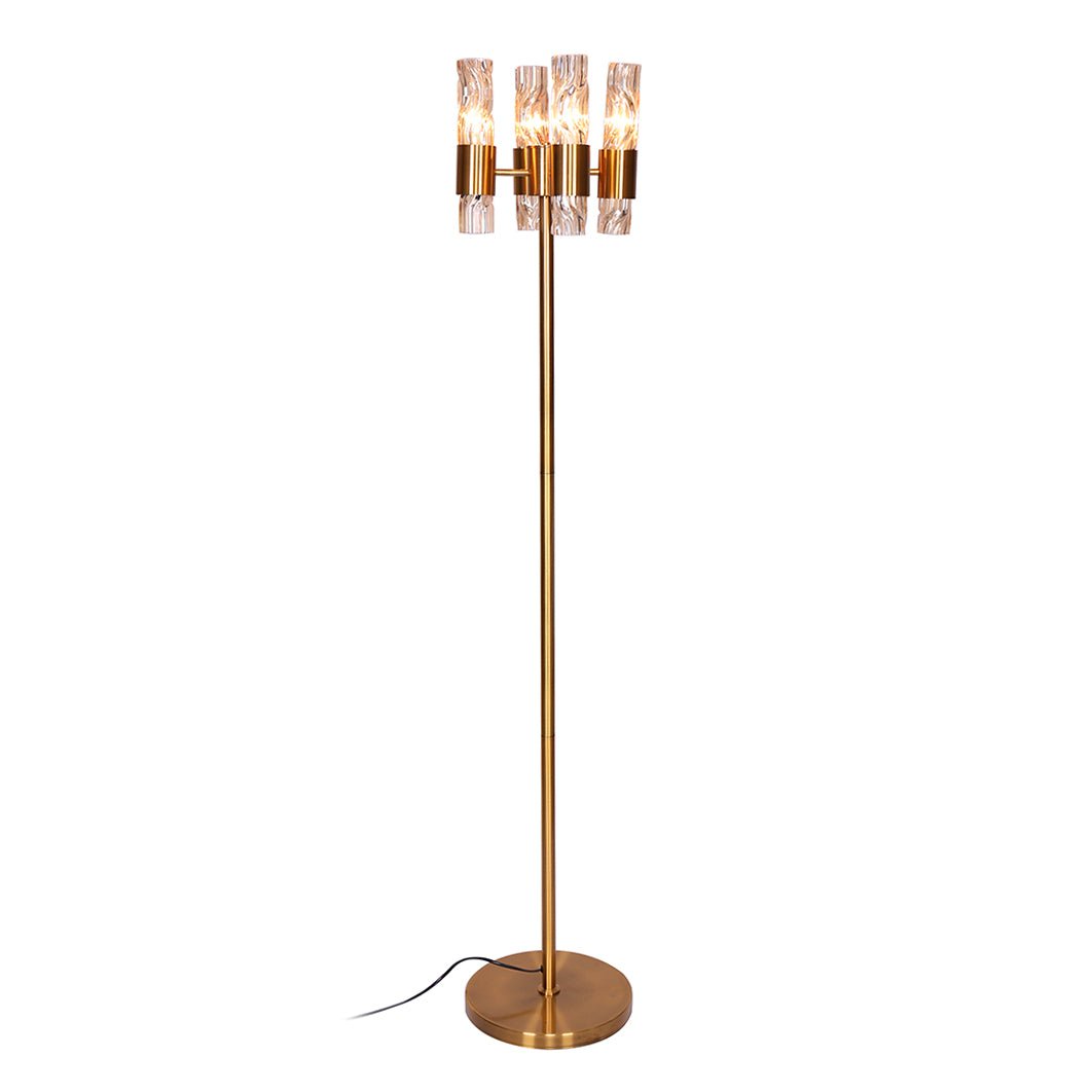 GLASS FLOOR LAMP