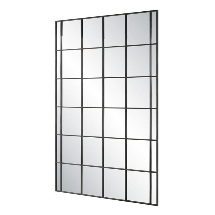 Small Grantola Rectangle Mirror, Silver