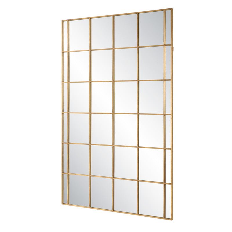Small Grantola Rectangle Mirror, Silver