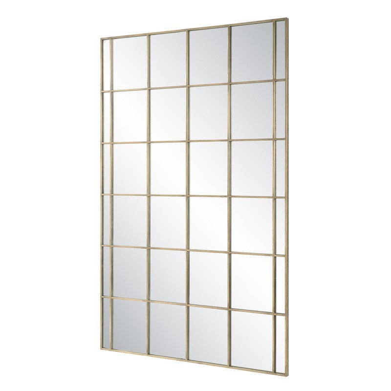 Small Grantola Rectangle Mirror, Silver