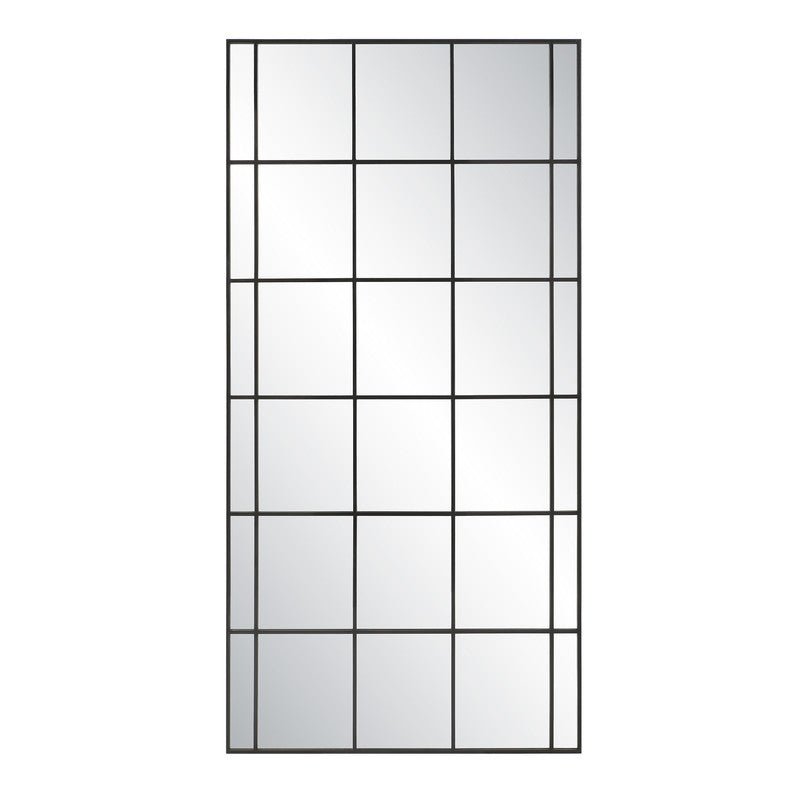 Small Grantola Rectangle Mirror, Silver