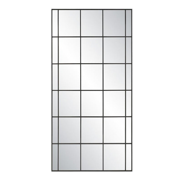 Small Grantola Rectangle Mirror, Silver