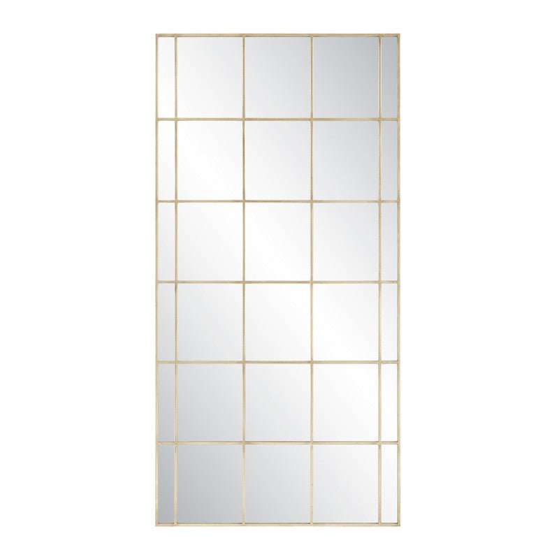 Small Grantola Rectangle Mirror, Silver