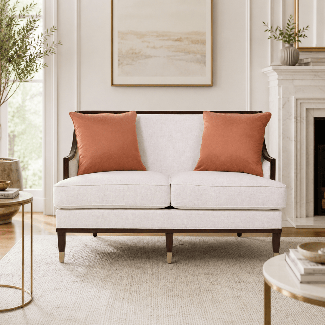 Harper Beige Straight Loveseat