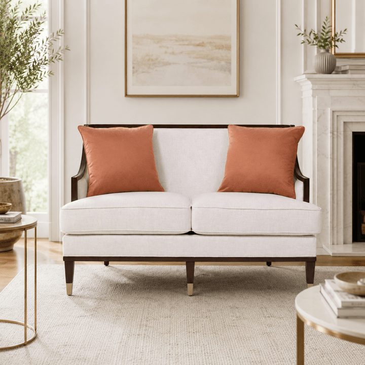 Harper Beige Straight Loveseat
