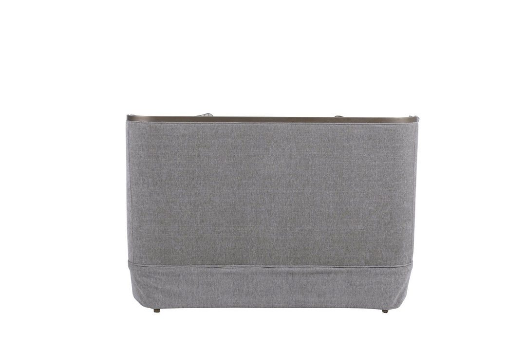 Harper Quartz Straight Loveseat Skirting