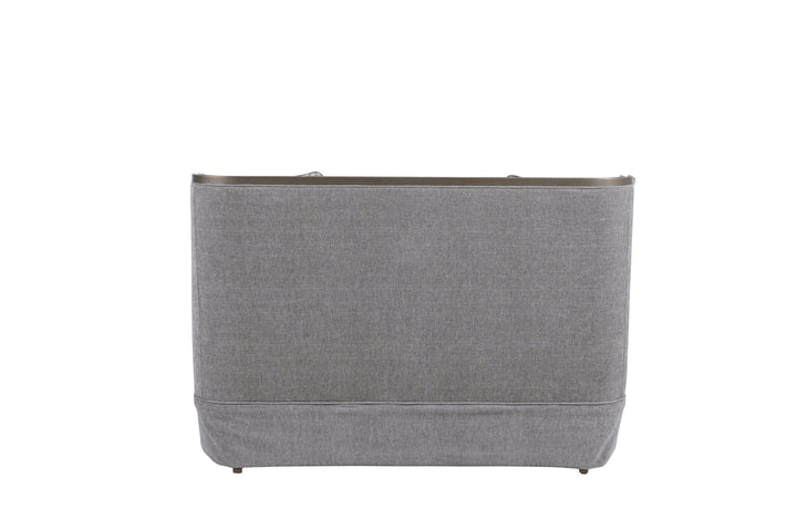 Harper Quartz Straight Loveseat Skirting