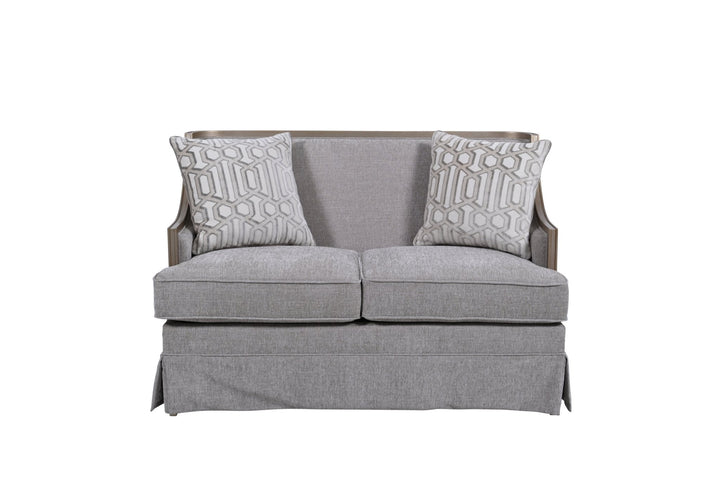 Harper Quartz Straight Loveseat Skirting