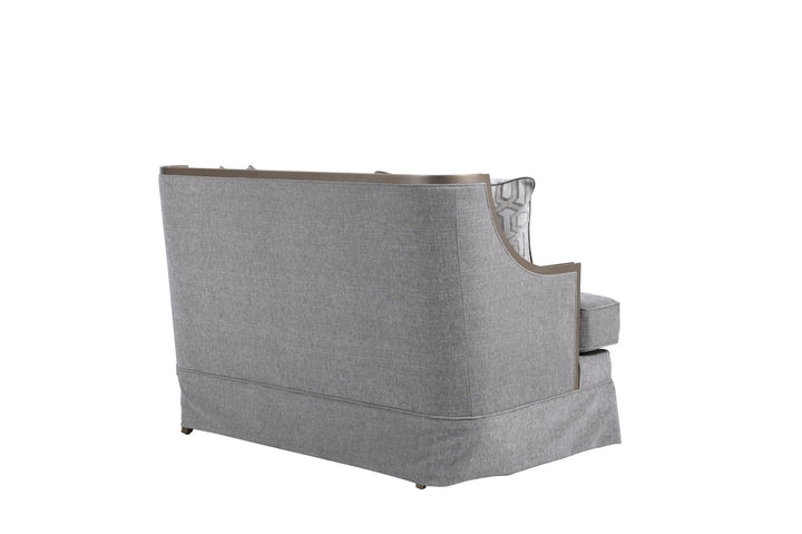Harper Quartz Straight Loveseat Skirting