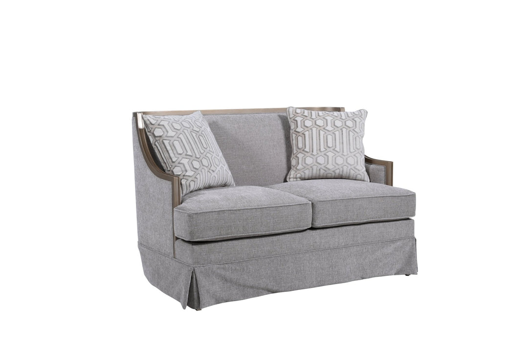 Harper Quartz Straight Loveseat Skirting