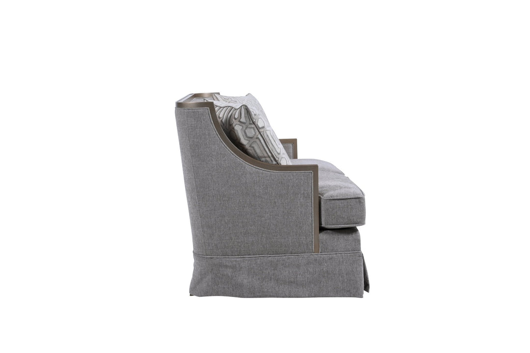 Harper Quartz Straight Loveseat Skirting