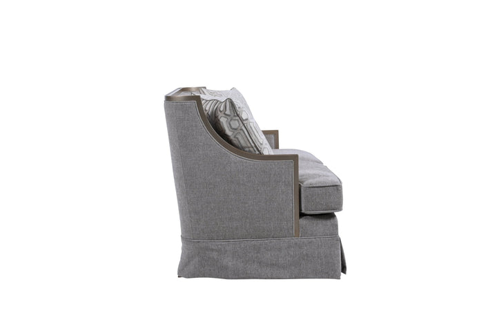 Harper Quartz Straight Loveseat Skirting