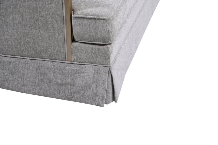 Harper Quartz Straight Super XL Sofa Skirting