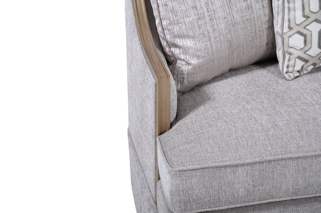 Harper Quartz Straight Super XL Sofa Skirting