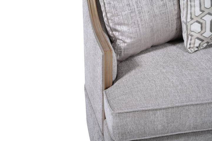Harper Quartz Straight Super XL Sofa Skirting