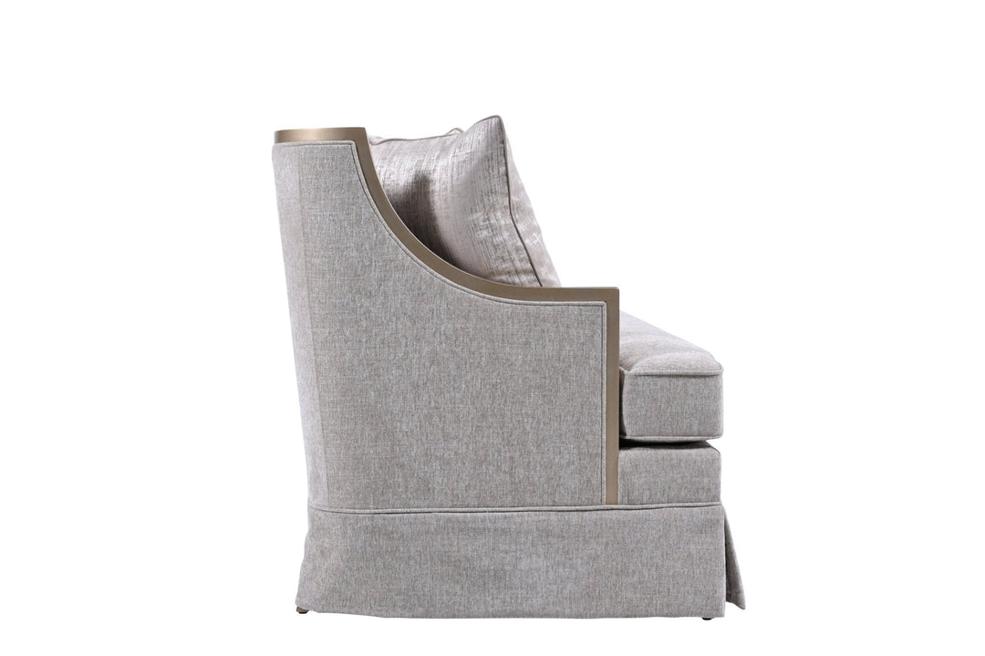 Harper Quartz Straight XL Sofa Skirting