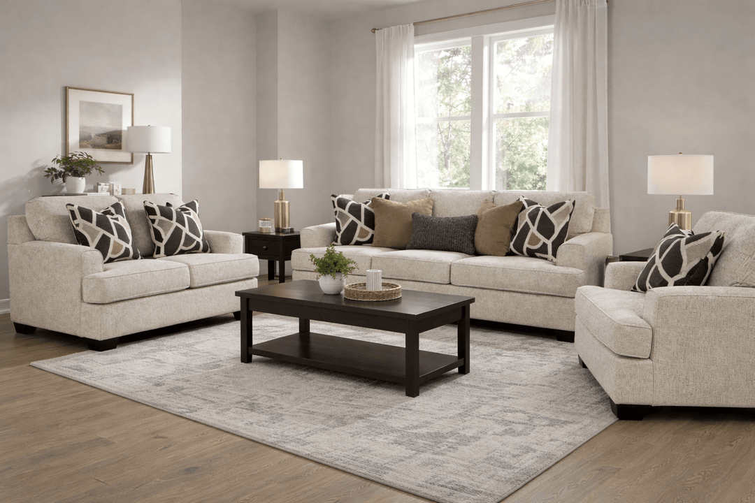 Heartcort Sofa Set with  Garnilly Table (Set of 3) offer