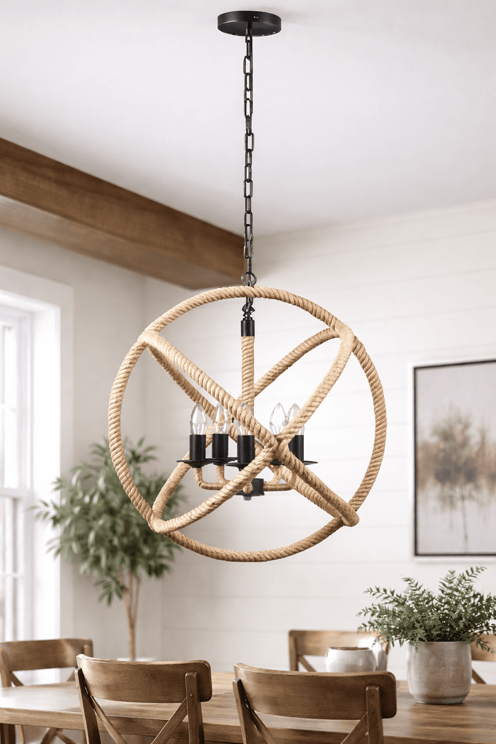 Hemp Roped Chandelier