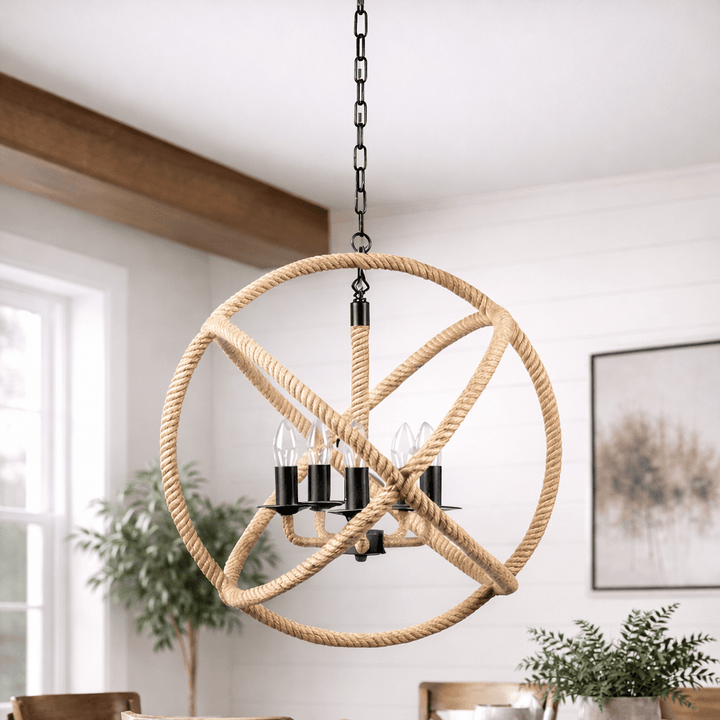 Hemp Roped Chandelier