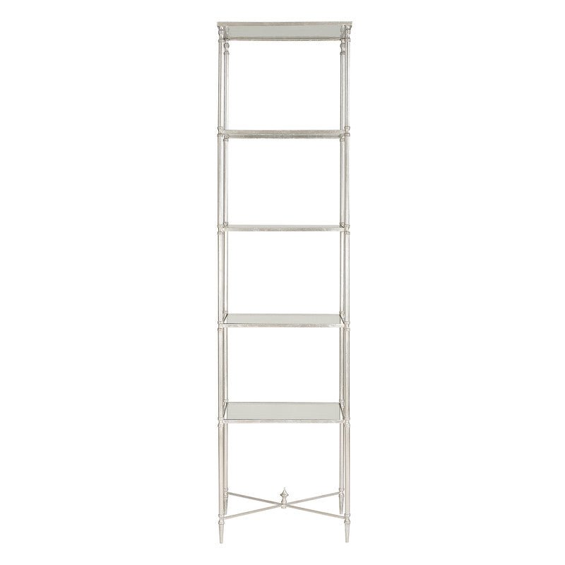 Henzler 50 W x 203 H x 40 D Silver 5 Shelfs Etagere