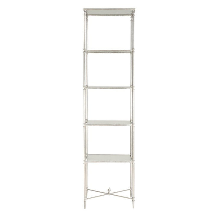 Henzler 50 W x 203 H x 40 D Silver 5 Shelfs Etagere