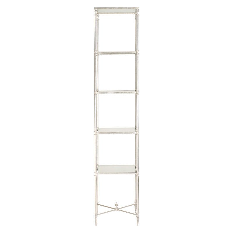 Henzler 50 W x 203 H x 40 D Silver 5 Shelfs Etagere