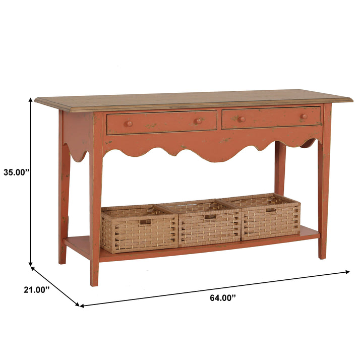 Clay & Oak Console