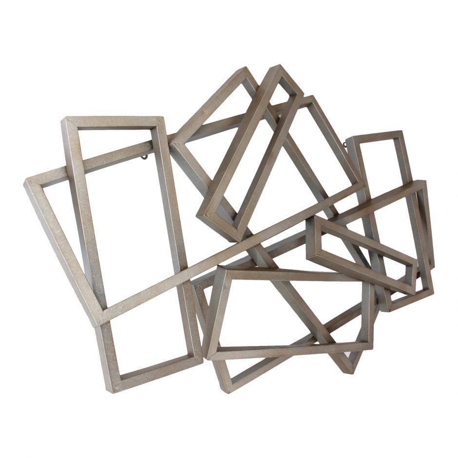 Metal Rectangles Wall Décor