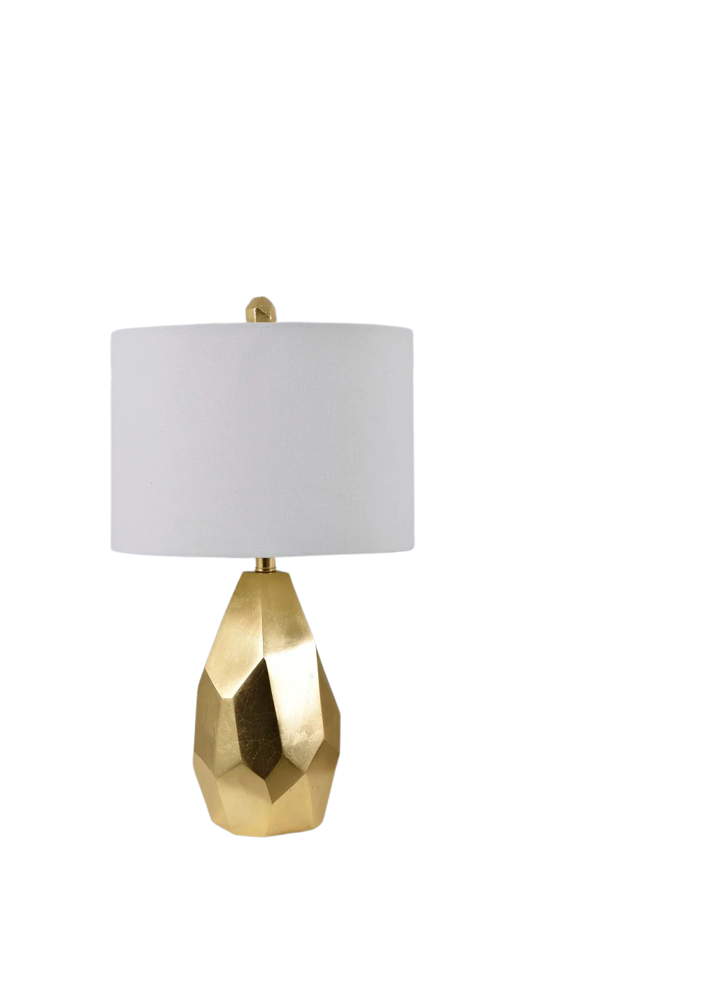 Roxy Table Lamp  25"Ht.,Resin  Shiny Gold Finish  14 x 14 x