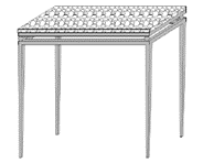 Alexandra Gold End Table