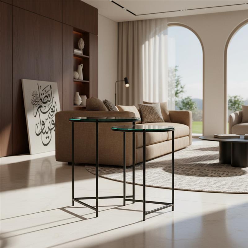Iron Nesting Tables, S/2