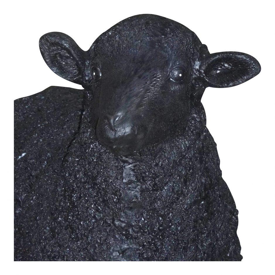 Dolly Sheep Statue Black