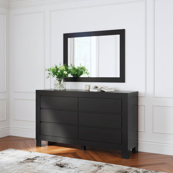 Kasteiner Six Drawer Dresser and Mirror